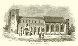 Catedral de Dunkeld, en 1660 de English School