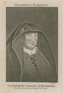 Catherine Condesa de Desmond, quien vivió hasta los 140 años de English School