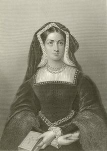 Catalina de Aragón, reina del rey Enrique VIII de English School