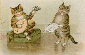 Gatos haciendo música de English School