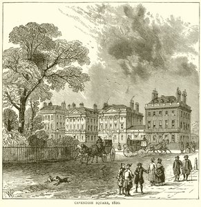 Cavendish Square, 1820 de English School