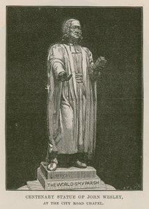 Estatua del centenario de John Wesley de English School