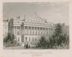 Centro de Cumberland Terrace, Regents Park, Londres