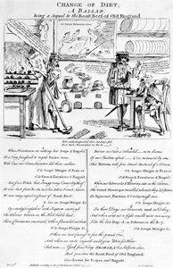 Cambio de Dieta, Una Balada, 1757 de English School