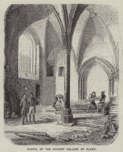 Capilla del Antiguo Colegio de Cluny (grabado)
