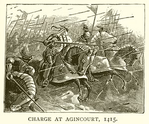 Carga en Agincourt, 1415