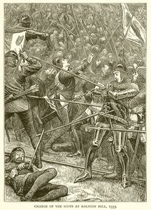 Carga de los escoceses en Halidon Hill, 1333