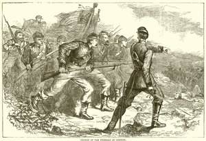 Carga de los federales en Corinto