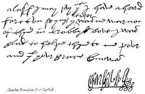 Charles Brandon, Duque de Suffolk de English School