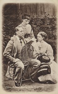 Charles Dickens (1812-1870), novelista inglés de English School