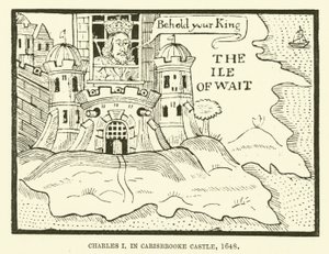 Carlos I, en el castillo de Carisbrooke