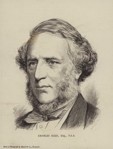 Charles Reed, político británico, MP y miembro de la Sociedad de Anticuarios de English School