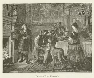 Carlos V en Fuggers de English School