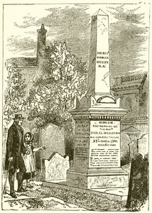 Charles Wesley, Lápida (grabado)