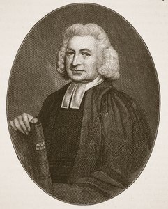 Charles Wesley, ilustración de La Iglesia de Inglaterra: Una Historia para el Pueblo de H.D.M. Spence-Jones, pub. c.1910 de English School