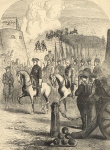 Carlos XII de Suecia entrando en Copenhague