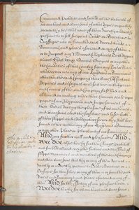 Carta concedida a la Compañía de Aventureros Reales de Inglaterra que Comerciaban en África, Sloane MS 205, f.8v de English School