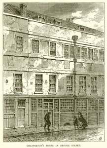 Casa de Chatterton en Brooke Street