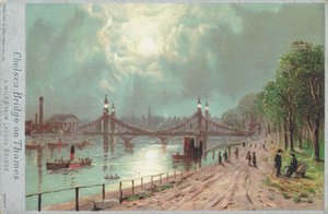 Puente de Chelsea en el río Támesis
