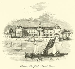 Hospital de Chelsea, Vista Frontal de English School