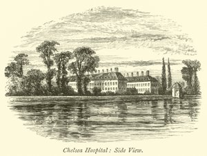 Hospital de Chelsea, Vista Lateral de English School