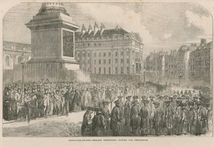 Pensionistas de Chelsea uniéndose a la procesión de English School