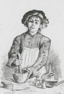 Químico (grabado) de English School