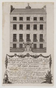 Químicos y farmacéuticos, Sr. John Hayman, tarjeta comercial de English School
