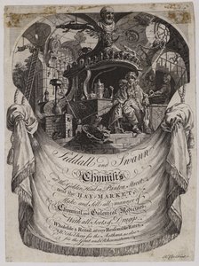 Químicos y farmacéuticos, Siddall y Swan, tarjeta comercial de English School