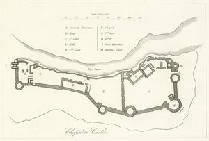 Castillo de Chepstow de English School