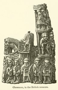 Pieza de ajedrez, en el Museo Británico