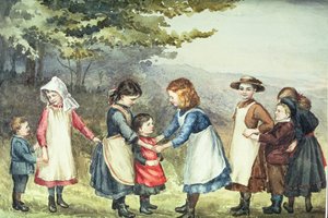 Juegos infantiles, c.1880 de English School