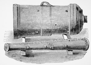 Mortero monstruo chino, 1845 de English School