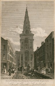 Iglesia de Cristo, Spitalfields, Londres de English School