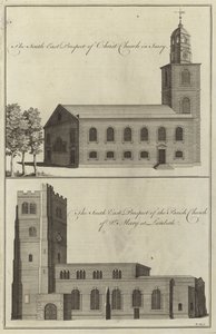 Iglesia de Cristo, Surrey y la Iglesia Parroquial de Santa María en Lambeth de English School