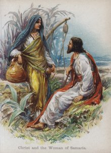 Cristo y la mujer de Samaria de English School