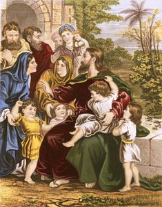 Cristo bendiciendo a los niños