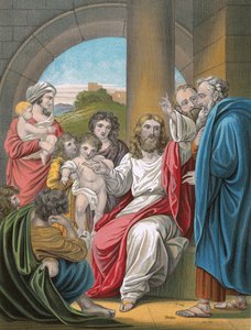 Cristo bendiciendo a los niños