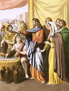 Cristo convirtiendo el agua en vino