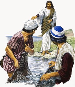 Cristo con pescadores
