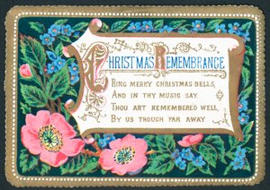 Recuerdo de Navidad, Tarjeta de Navidad de English School