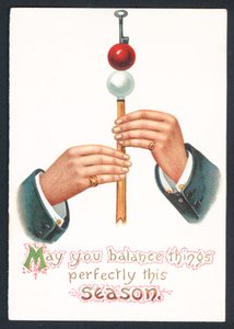Tarjeta de Navidad - Que equilibres las cosas perfectamente esta temporada de English School