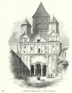 Iglesia de Marmoutier (grabado) de English School