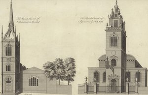 Iglesia de San Dunstan en el Este e iglesia de San Jaime Garlickhythe, Londres