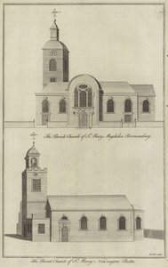 Iglesia de Santa María Magdalena, Bermondsey e Iglesia de Santa María, Newington Butts