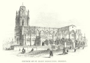 Iglesia de Santa María Redclyffe, Bristol (grabado)