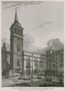 Iglesia de San Pedro en Cornhill, Londres de English School