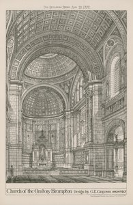 Iglesia del Oratorio en Brompton de English School