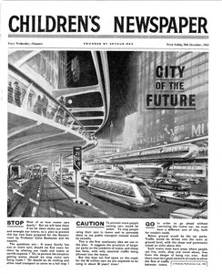 Ciudad del futuro, portada de 