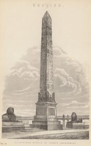 Aguja de Cleopatra en el Embankment del Támesis de English School